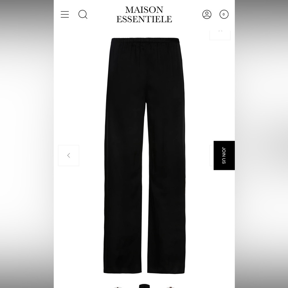Maison Essentiele Straight leg pant